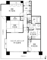 クエスト山手台の物件間取画像